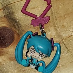 Hatsune Miku Crying Bag Charm! Excellent Condition!