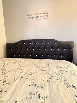 Queen Size Bed and Nightstand