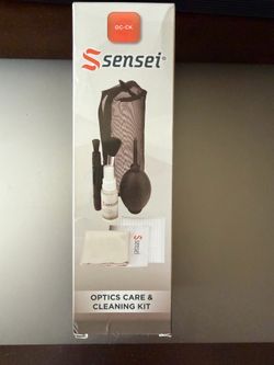 Camera and optics cleaning kit