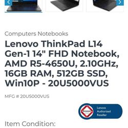 Lenovo Thinkpad 512gb 