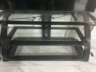 3-Tier Glass TV Stand