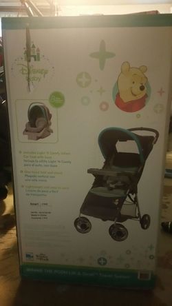Winnie the Pooh stroller and carseat