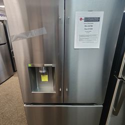 26 cu. ft. Smart Counter-Depth MAX French Door Refrigerator with Dual Ice Makers in PrintProof Stainless Steel