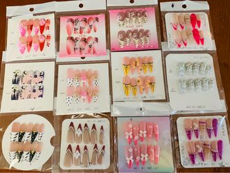 Press on nails $5 each