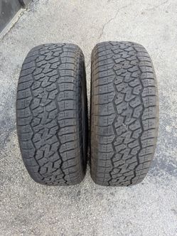 235/65R17 FALKEN WILDPEAK A/T PAIR OF TIRES