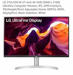LG 4k monitor