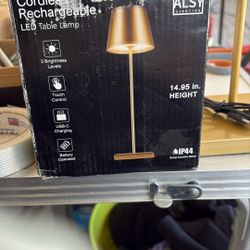 Cordless Recharging LED Lamp