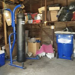 Prolast Heavy Bag with Everlast Duo-station Stand