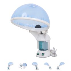 Zeny Portable 2 In 1 Hair and Facial Steamer with Bonnet Hood for Personal Home Use