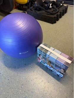 Gaiam Balance Ball & Aduro Sport  Total Body Resistance Kit