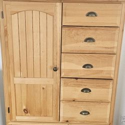 Real Wood Unpainted Dresser