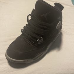 Jordan 4 Black Canvas