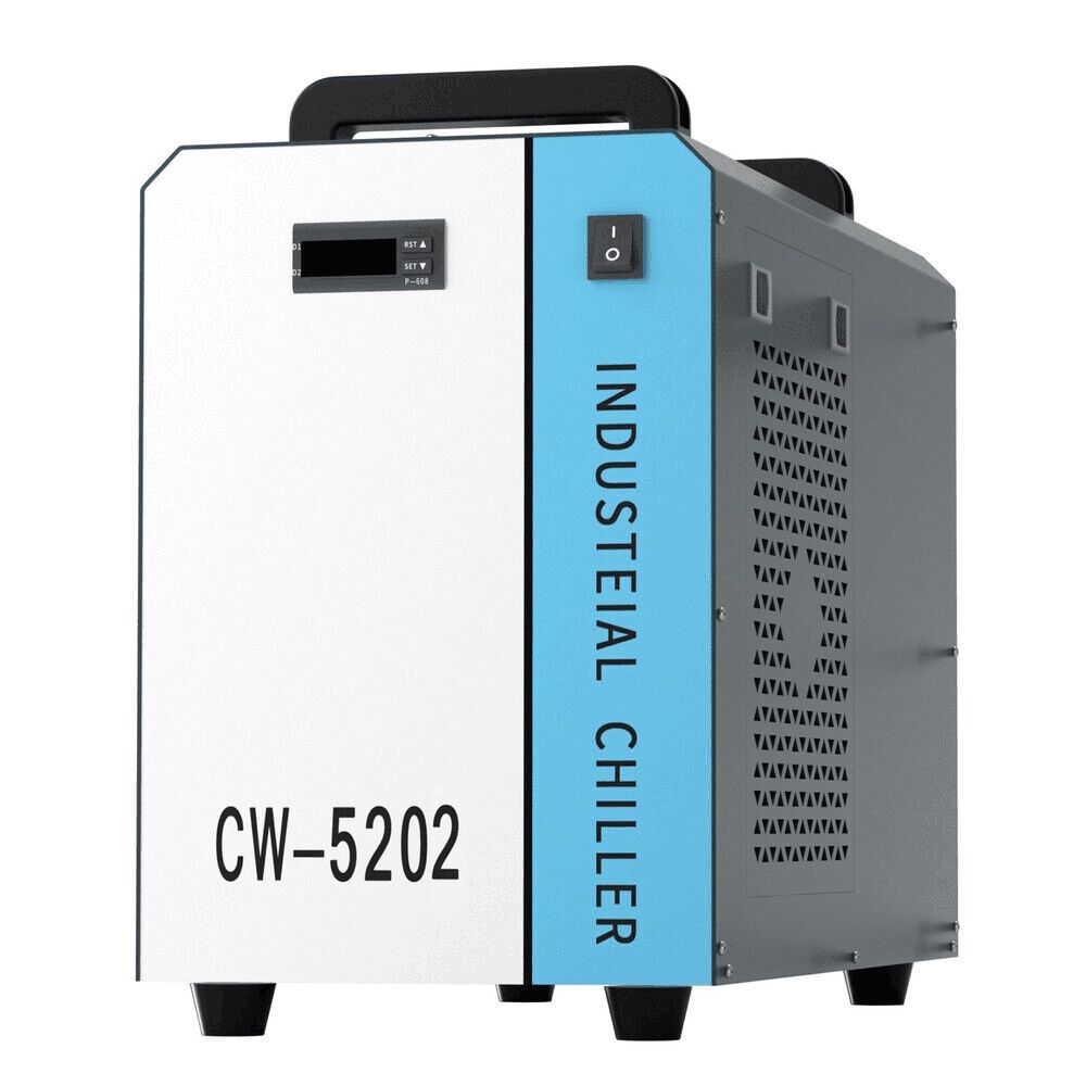 CW5202 Industrial Water Chiller for OMTech CO2 Cutter tube laser Engraver