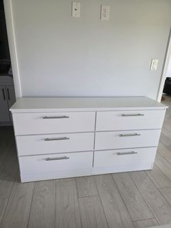 Cómoda blanca 6 gavetas nueva