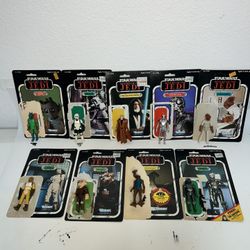 Vintage Kenner Star Wars Figure Lot Of 9 Action Figure Toy 