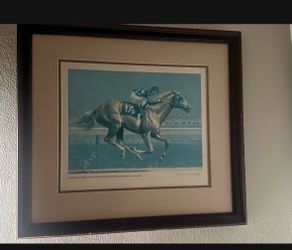 Secretariat 1973 Kentucky Derby Framed Print
