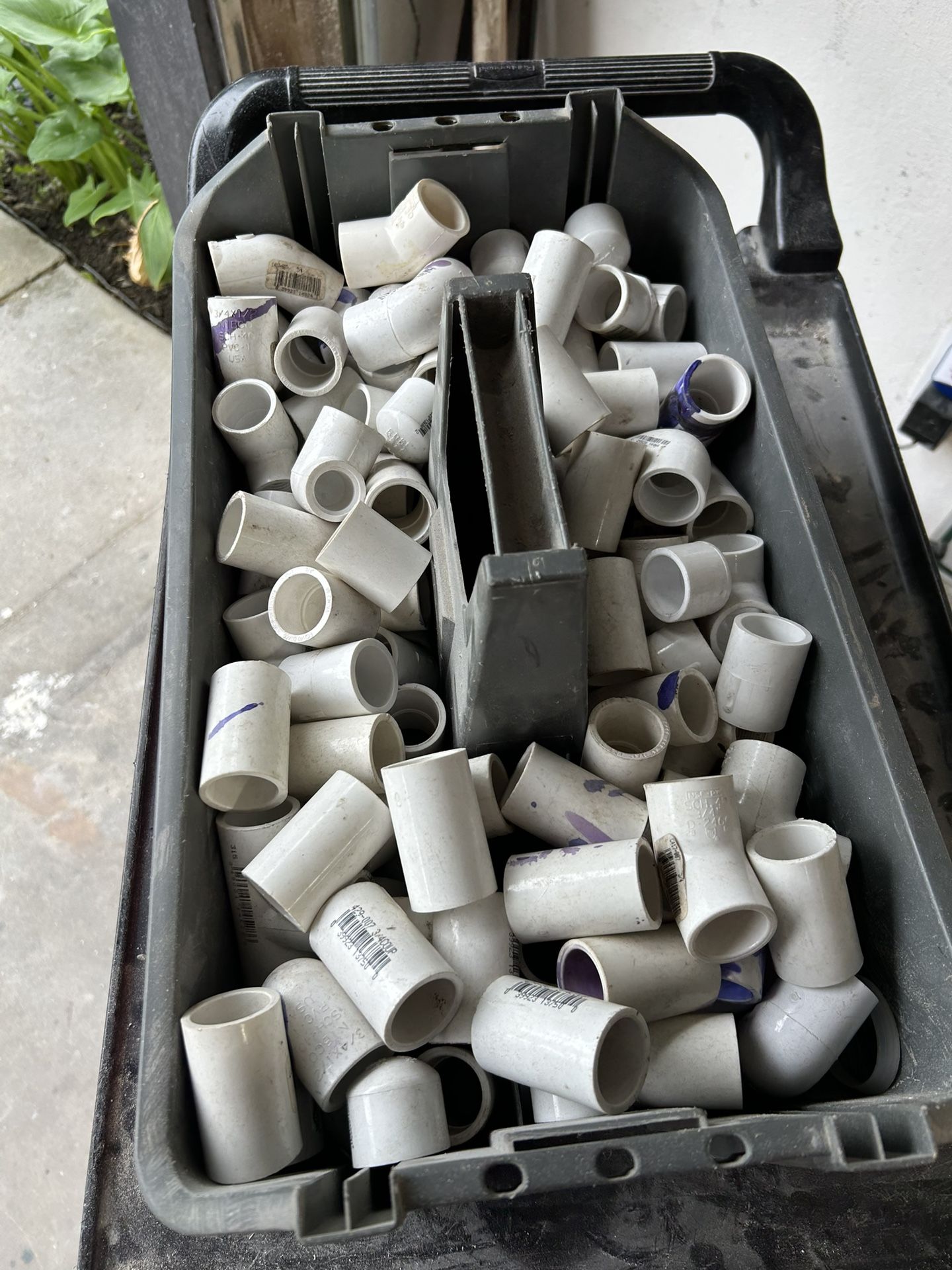PVC Fittings 3/4”, 1”, 1 1/4”, 1 1/2” Plus Box