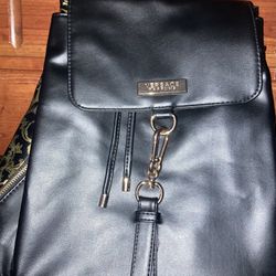 Black & Gold Versace Backpack