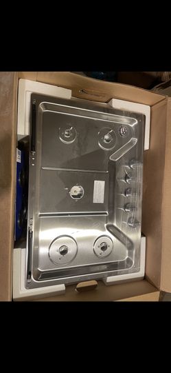 Whirlpool - 30" Gas Cooktop - Stainless steel