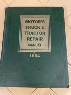 Motors Truck and Tractor Repair Manual 1(contact info removed)