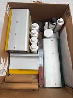 Silk Screen Aluminum Squeegees, Spatulas & Supplies
