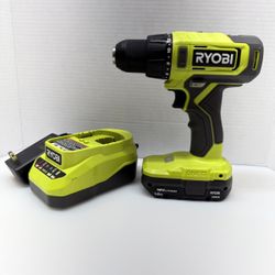 RYOBI ONE+ 18V CORDLESS DRILL DRIVER W/ 1.5AH BATTERY & PCG002 CHARG (CMP130835)