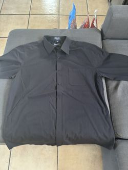 All Black Dress Shirt $10 18 1/2.   2XL