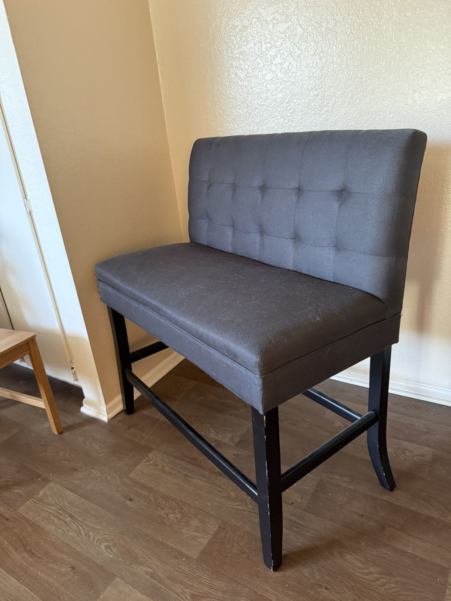 Modern Tufted Upholstered Bench - Great Condition