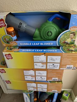 Bubble leaf blower