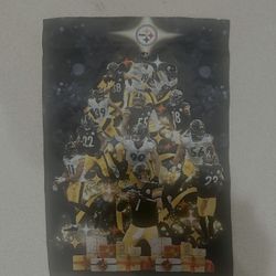 Steelers Christmas Poster/Flag