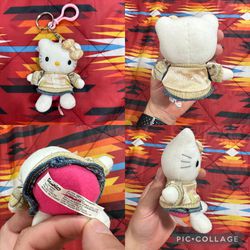 Vintage Y2K Sanrio Hello Kitty Plush Keychain 5”