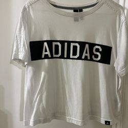 ADIDAS CROP TOP (3stripe) Sz Large