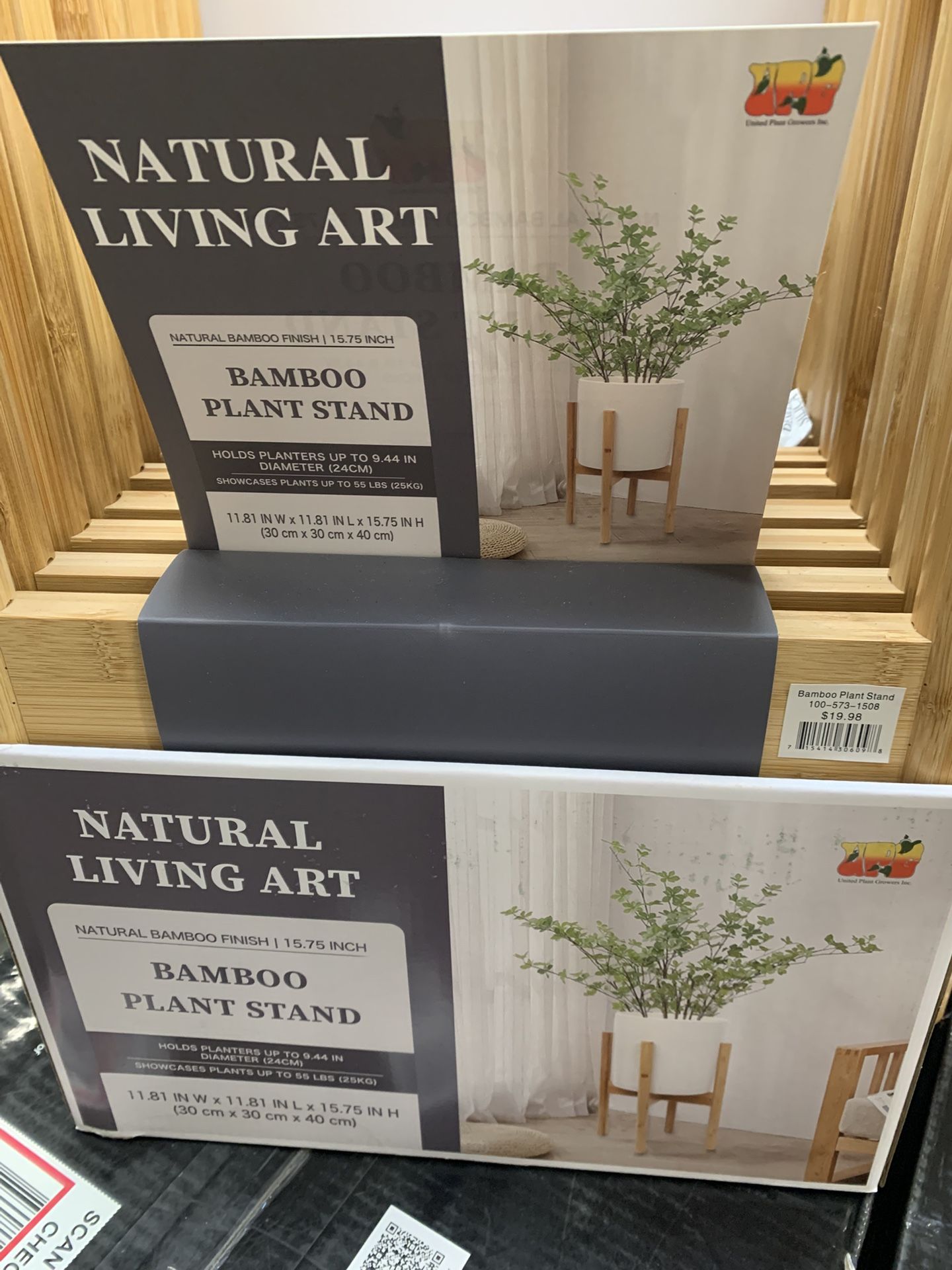 Bamboo Plant Stands $10
