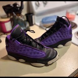 Jordan 13 Retro Purple VENOMS 6y