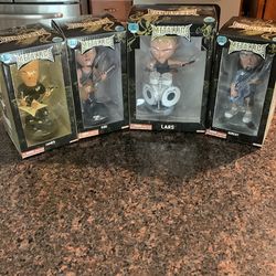 New vary rare METALLICA 4 figures by SEG & Giant merchandise
