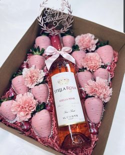 Fresas Con Flores