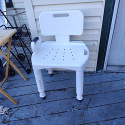 Adjustable Shower Chair. Sturdy.