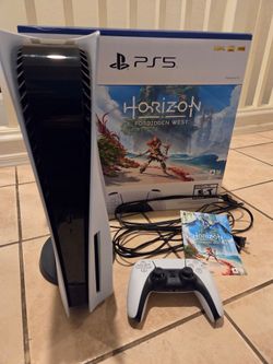 Playstation 5 disc console Horizon Forbidden West bundle