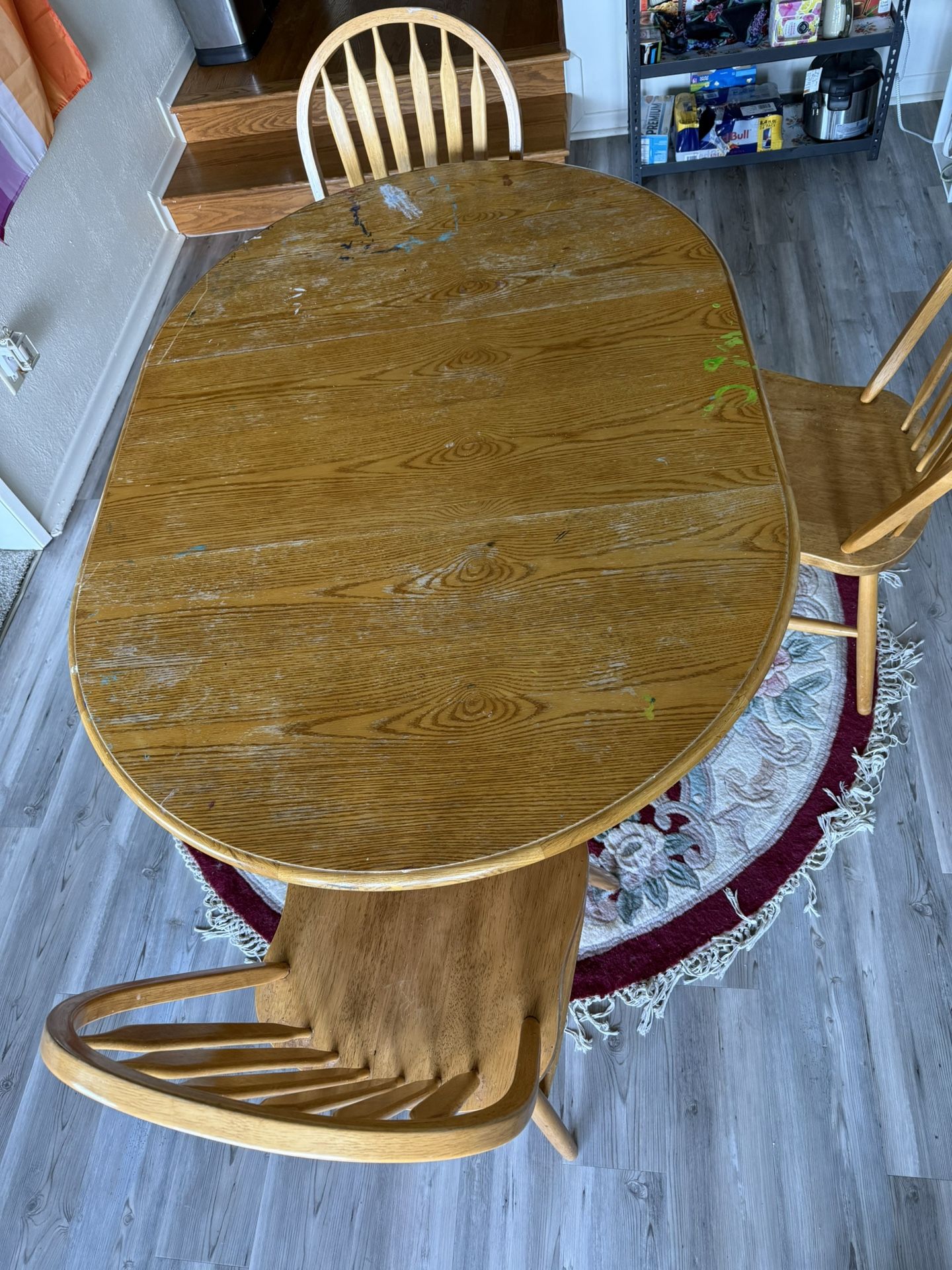Wood Dining Room/Crafting Table