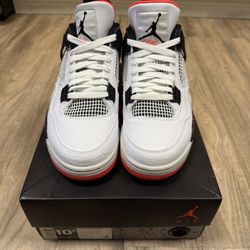 Jordan 4 Flight Nostalgia (Pale Citron) Size 10.5M