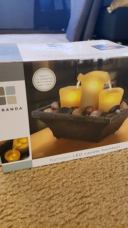 LED Flameless Candle Fountain