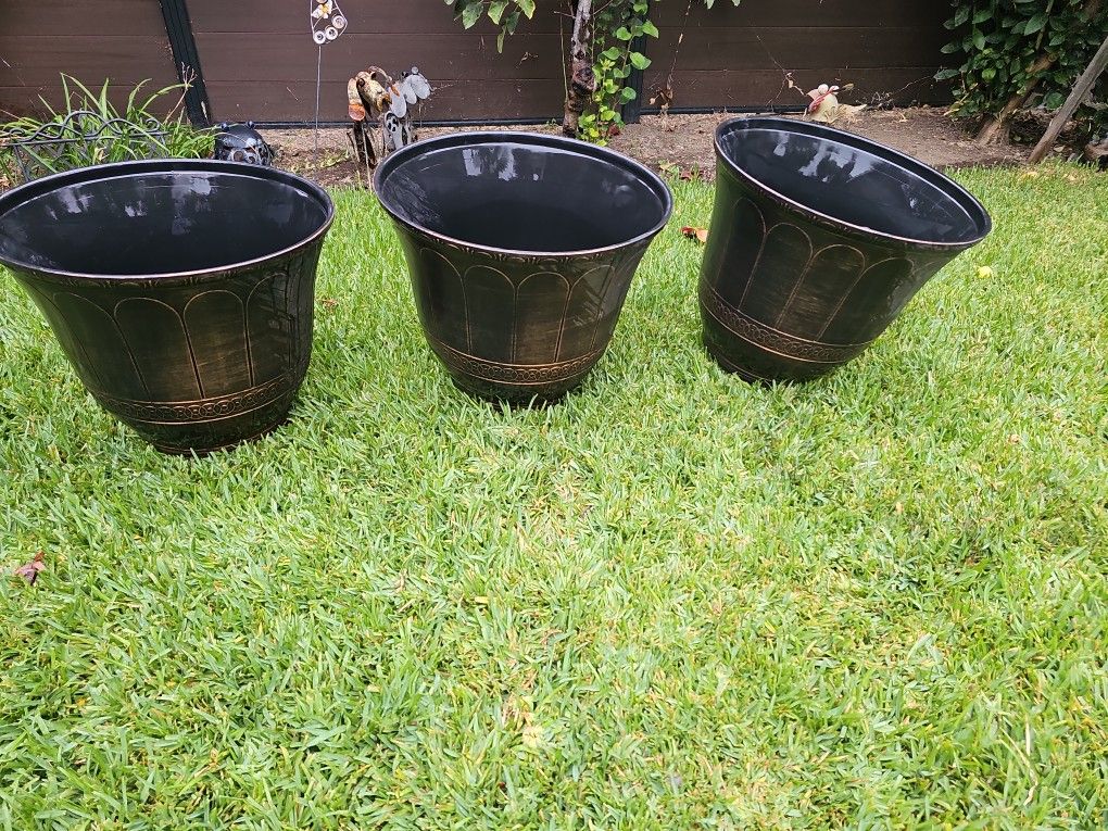 3 Expensvie BIG Pots For Big Plants  225  17.hight 20 Width 