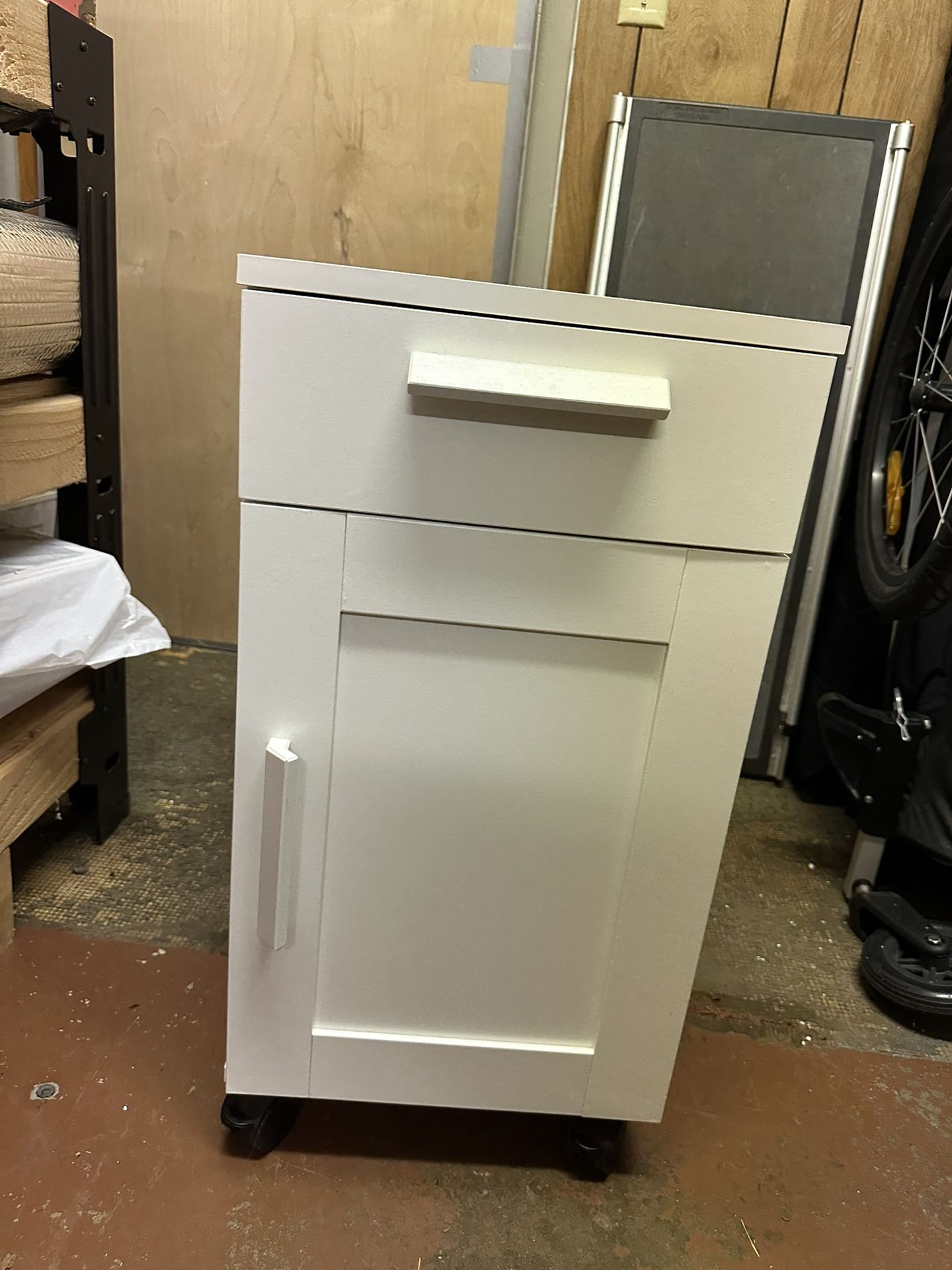 IKEA Cabinet with Drawer on Casters