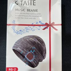 Wireless Bluetooth Hat Music G Taste Rug-2 Open Box