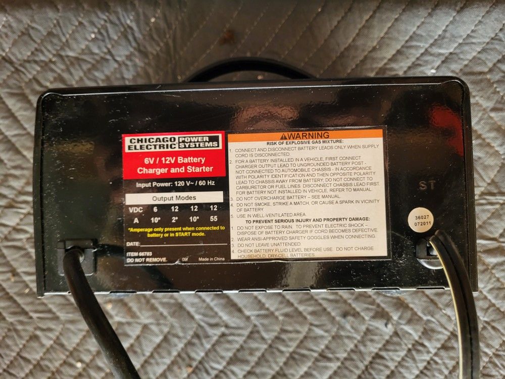 6/12 Volt Battery Charger