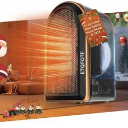 New Upgrade Space Heaters for Indoor Use 【Heating Capacity NO.1-SPD Certified】【4 Safe Protection Mechanisms】Portable Heaters for Indoor Use,Small Spac