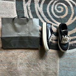 Rick Owens x Vintage Vans – Black Leather (Brand New)