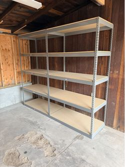 Heavy Duty Rack Shelving 48 in W x 24 in D Boltless Shelves Similar To Uline Delivery Available