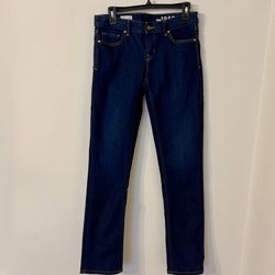 Gap 1969 Denim Jeans Womens Real Straight 27r NWOT
