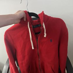 POLO HOODIE (red)